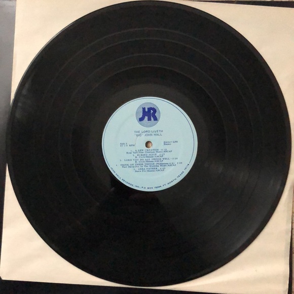 Big John Hall The Lord Liveth Vinyl Lp '81 - Picture 5 of 9